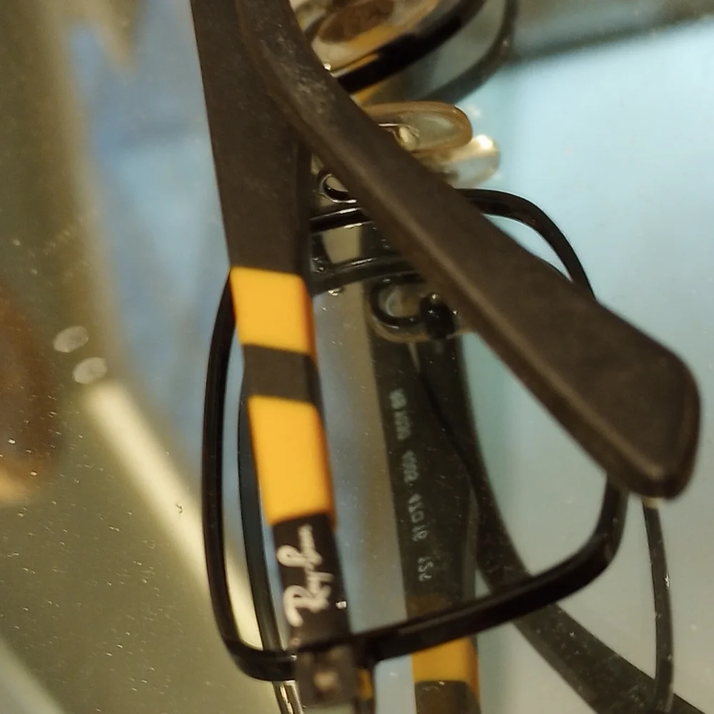 Ray Ban Kids unisex Frames black/ yellow